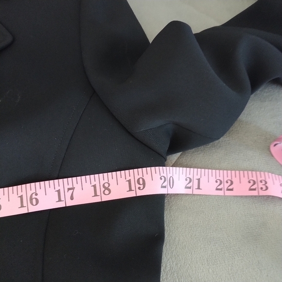 Yansi Fugel Classic Doubleo Breasted Black Blazer Jacket 10 - Picture 10 of 15
